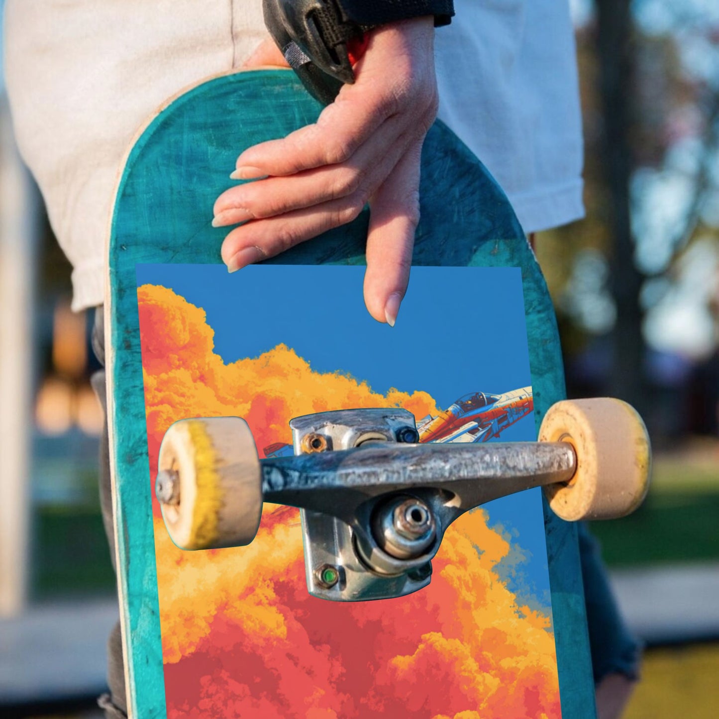 Dynamic Fighter Jet Crystal Sticker – High-Definition Aviation Theme Artwork, Waterproof Durable Wall/Desk Crystal Decoration for Home & Office